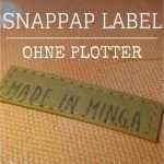 Snappap Label Vorlage Gut Snappap Label Ohne Plotter Selber Machen