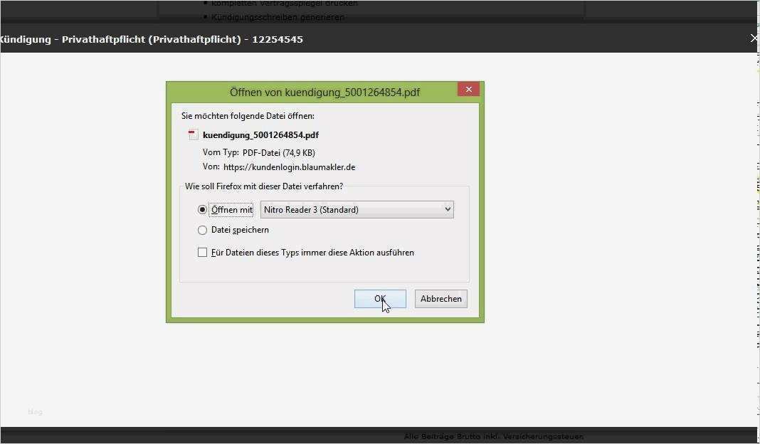Versicherung kündigen Vorlage ist kostenlos und geht