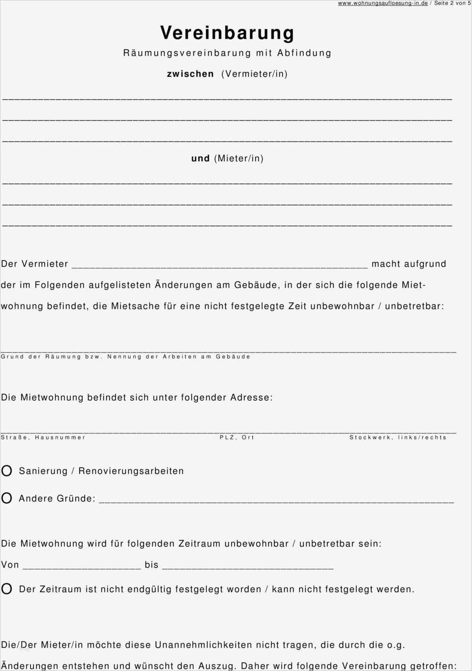 Sonderkündigungsrecht Vorlage Inspiration Muster Vorlage Muster formular Zur Aufhebung Des