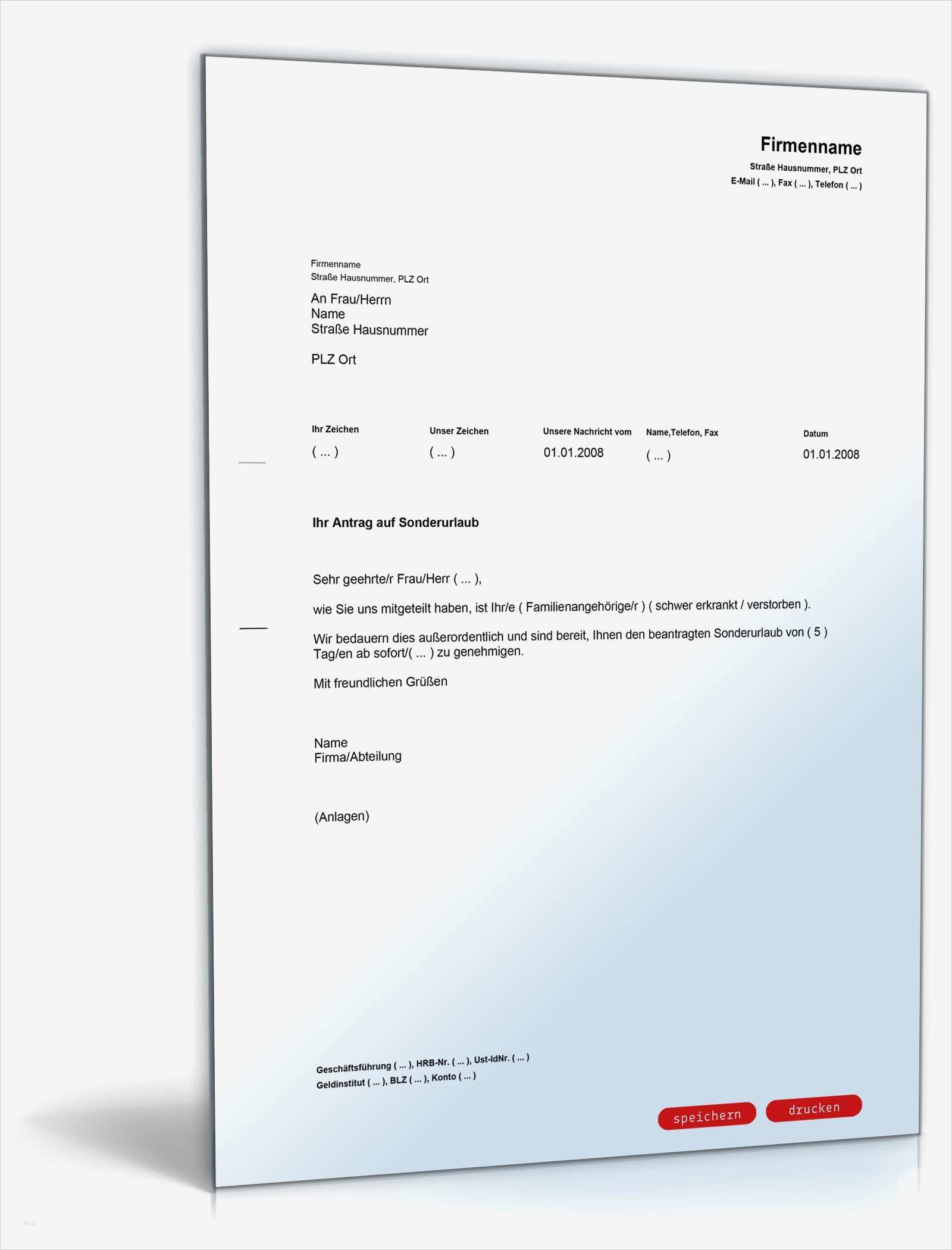 Sonderurlaubsantrag Vorlage Cool Bewilligung Von sonderurlaub