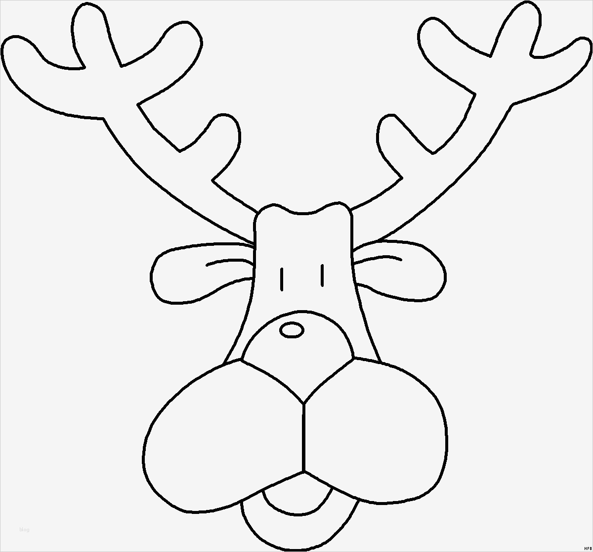 Sorgerechtsverfügung Alleinerziehende Vorlage Kostenlos Erstaunlich Rentierkopf Ausmalbild & Malvorlage Ics