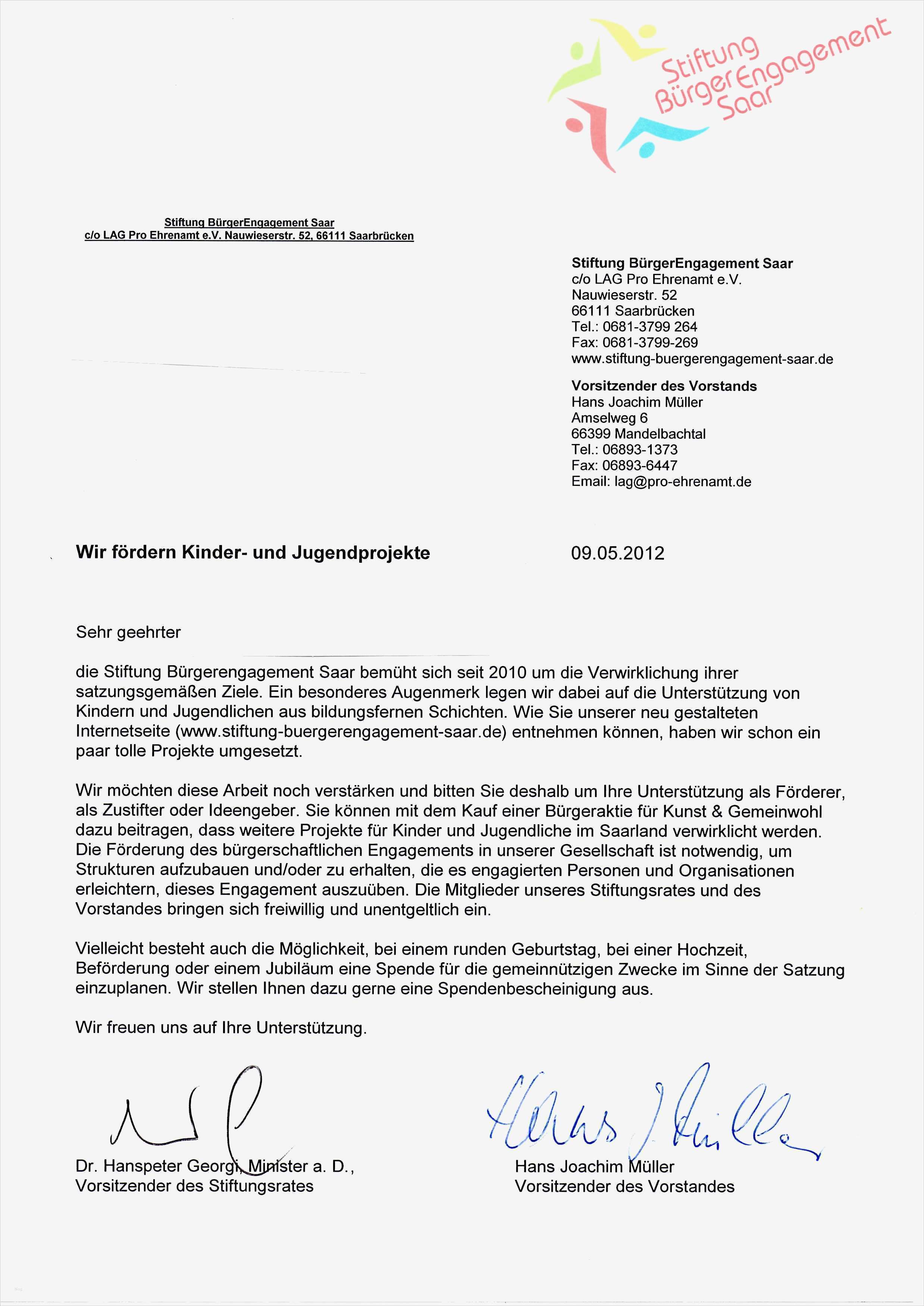 Sozialpraktikum Bewerbung Vorlage Neu Stiftung Bürgerengagement Saar