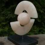Speckstein Vorlagen Kostenlos Gut "timeless" Handmade Pink Alabaster Sculpture Dimensions