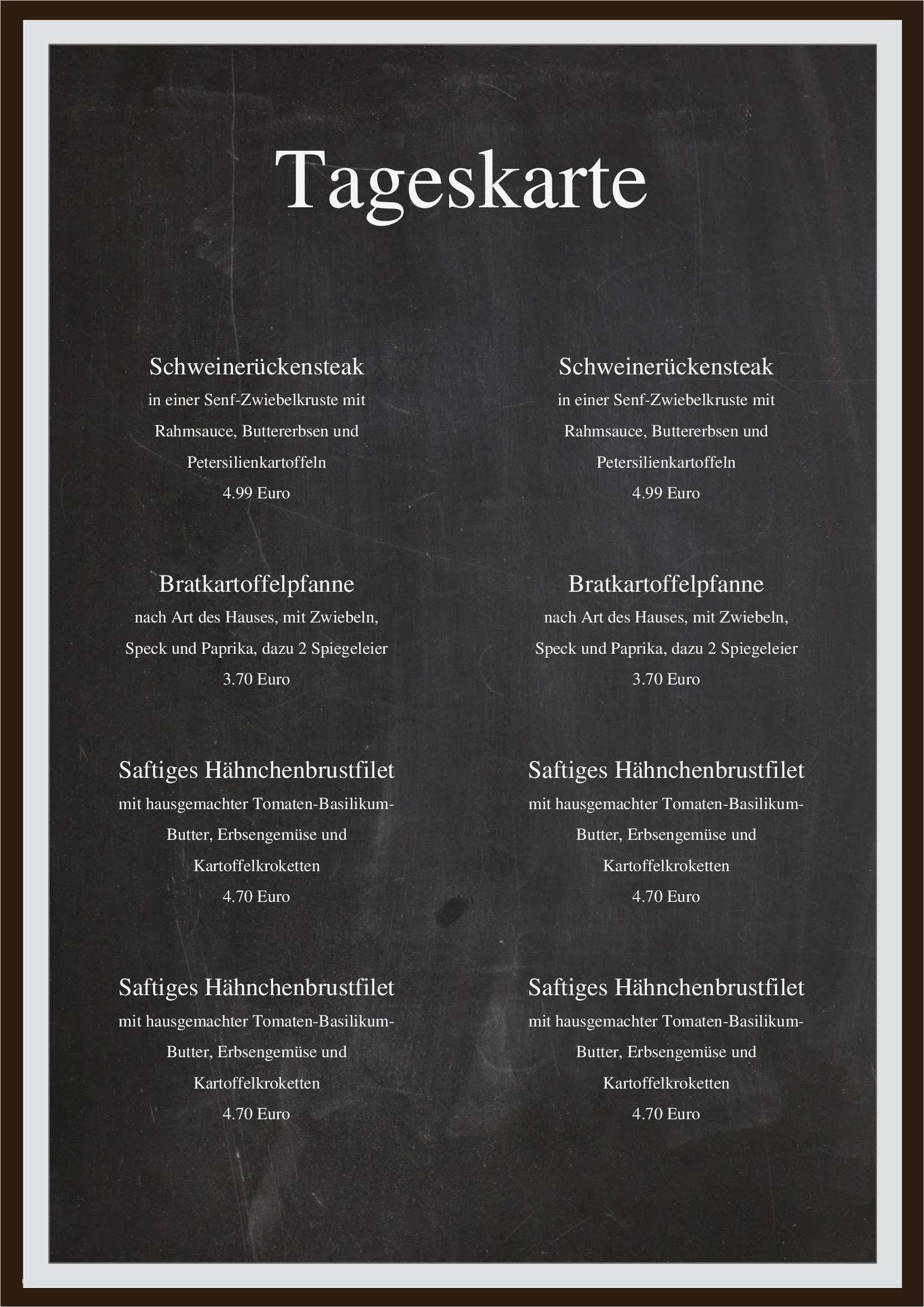 Speisekarte Englisch Vorlage Erstaunlich Speisekarten Und Menükarten Blackboard Menu Flyer Von Chris
