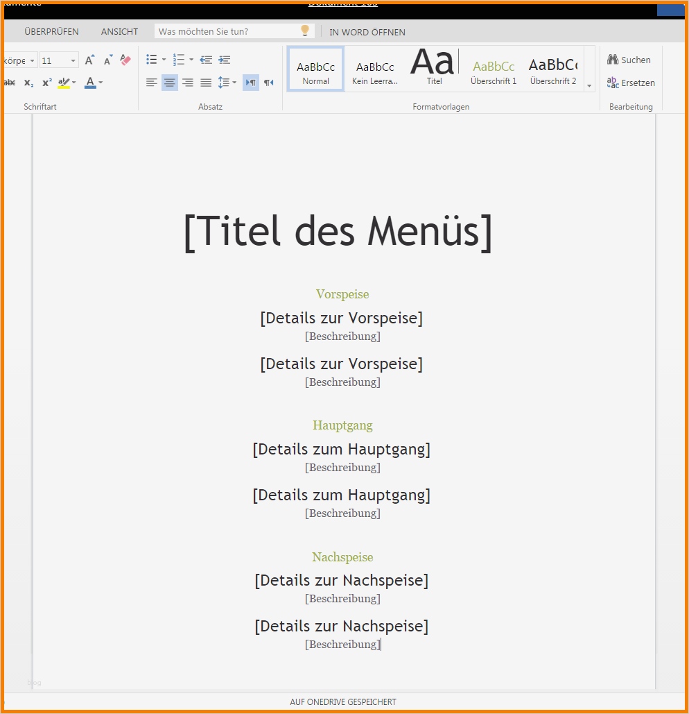 Speisekarte Englisch Vorlage Neu 7 Vorlage Speisekarte