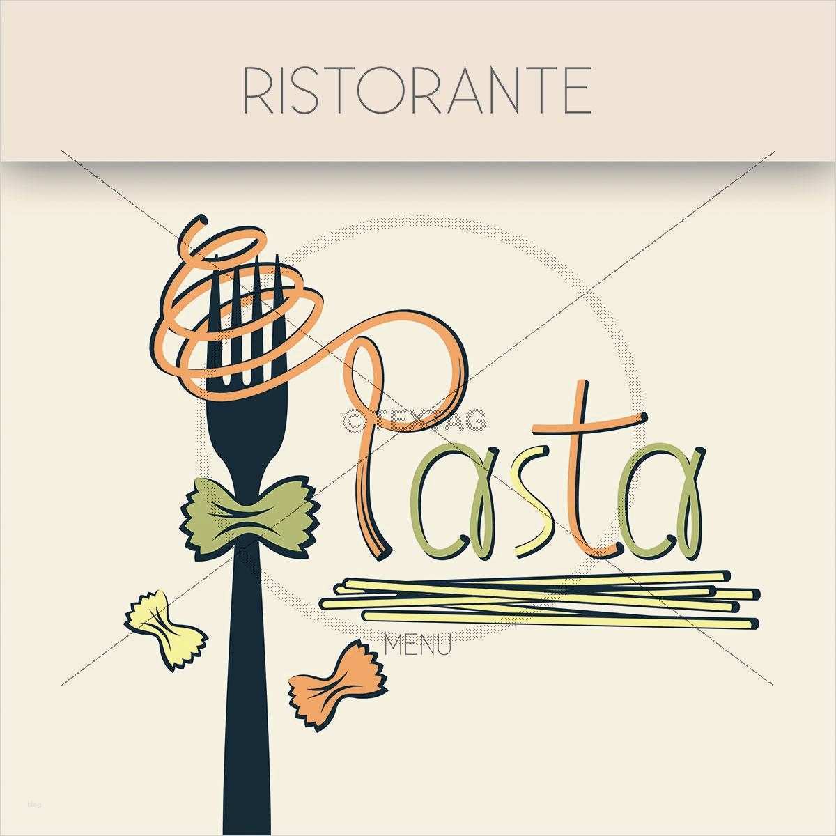 Speisekarte Englisch Vorlage Wunderbar Deckblatt Speisekarte Vorlage "pasta" Ristorante Menu