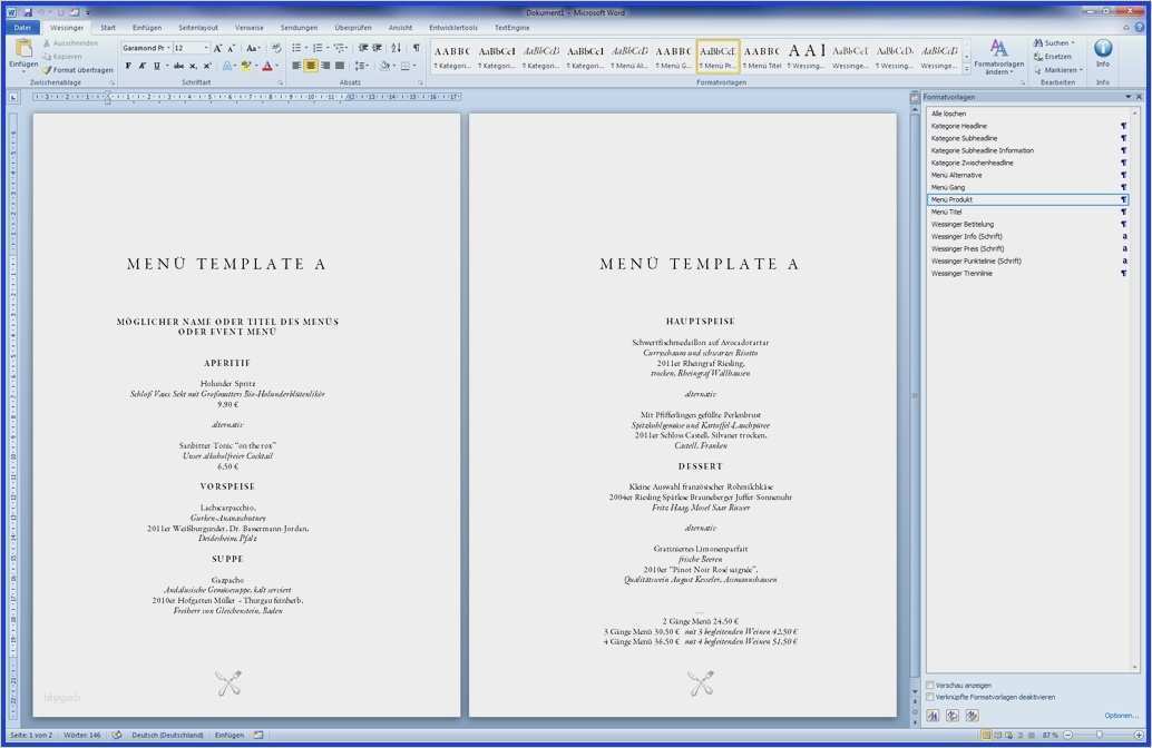 Word Speisekarte Vorlage Einzigartig 7 Speisekarte Vorlage