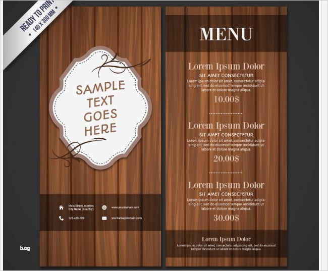 Speisekarten Gestalten Vorlagen Neu 77 Kostenlose Speisekarten Vorlagen Zum Selbst Gestalten