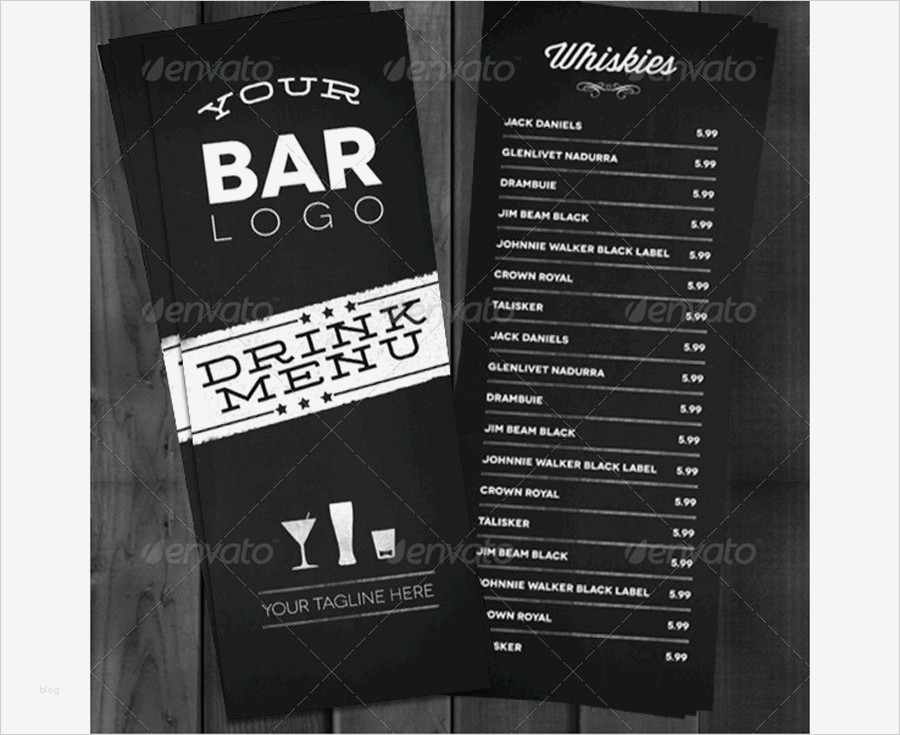 Speisekarten Vorlagen Kostenlos Best Of Bistro Lounge Bar Getränkekarte Cocktailkarte