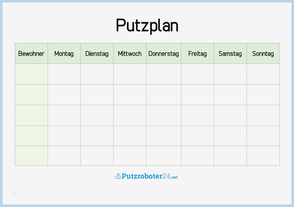 Speiseplan Für Eine Woche Vorlage Elegant Putzplan Vorlage 8 Putzpläne Für Paare Wgs Singles