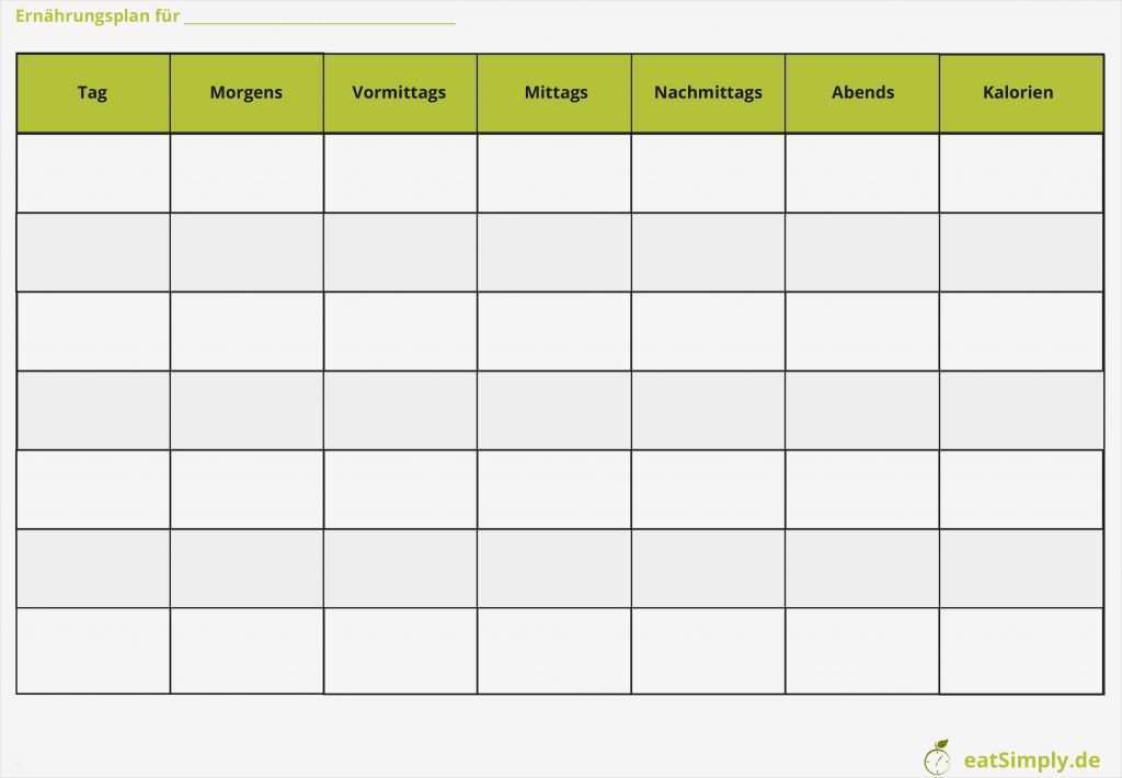 Speiseplan Für Eine Woche Vorlage Erstaunlich Ernährungsplan Erstellen Mit Kostenloser App