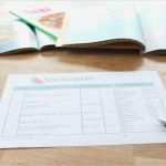 Speiseplan Für Eine Woche Vorlage Fabelhaft Die Besten 25 Haushaltsplan Vorlage Ideen Auf Pinterest