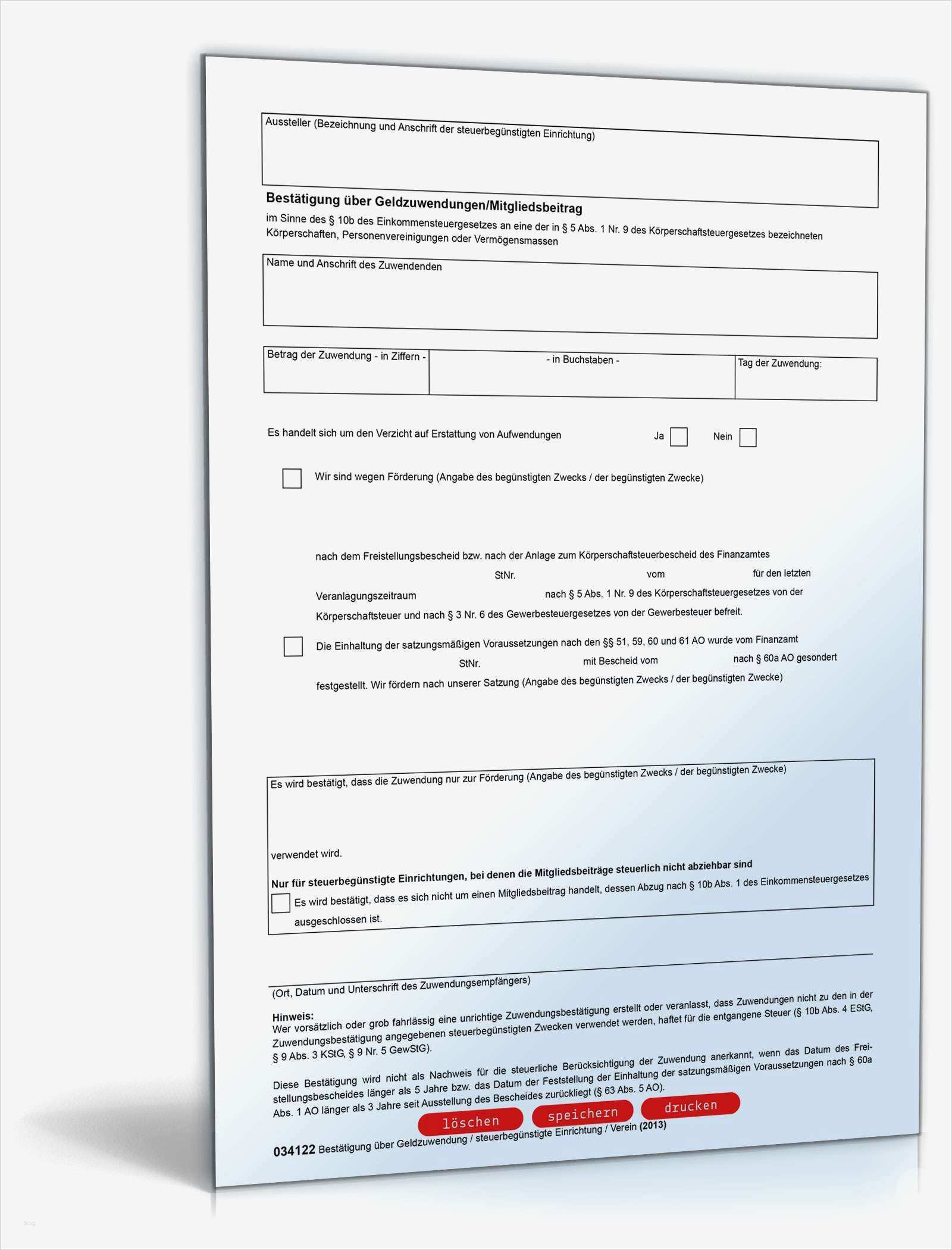 Spendenbescheinigung Sachspende Vorlage Angenehm Spendenbescheinigung