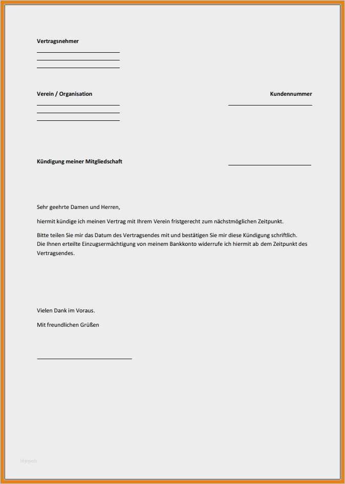Spendenbescheinigung Verein Vorlage Hübsch 41 Schönste Kündigung Verein Vorlage Foto