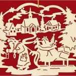 Sperrholz Vorlagen Weihnachten Großartig Taulin Fensterbild Weihnachten Weihnachtsmann Mit