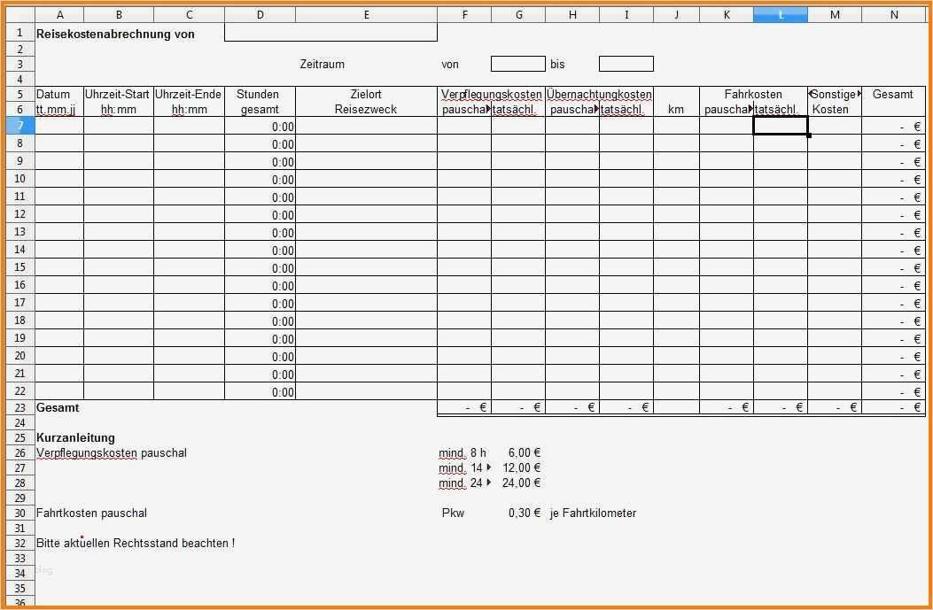Spesenabrechnung Vorlage Best Of 5 Fahrtkostenabrechnung Vorlage