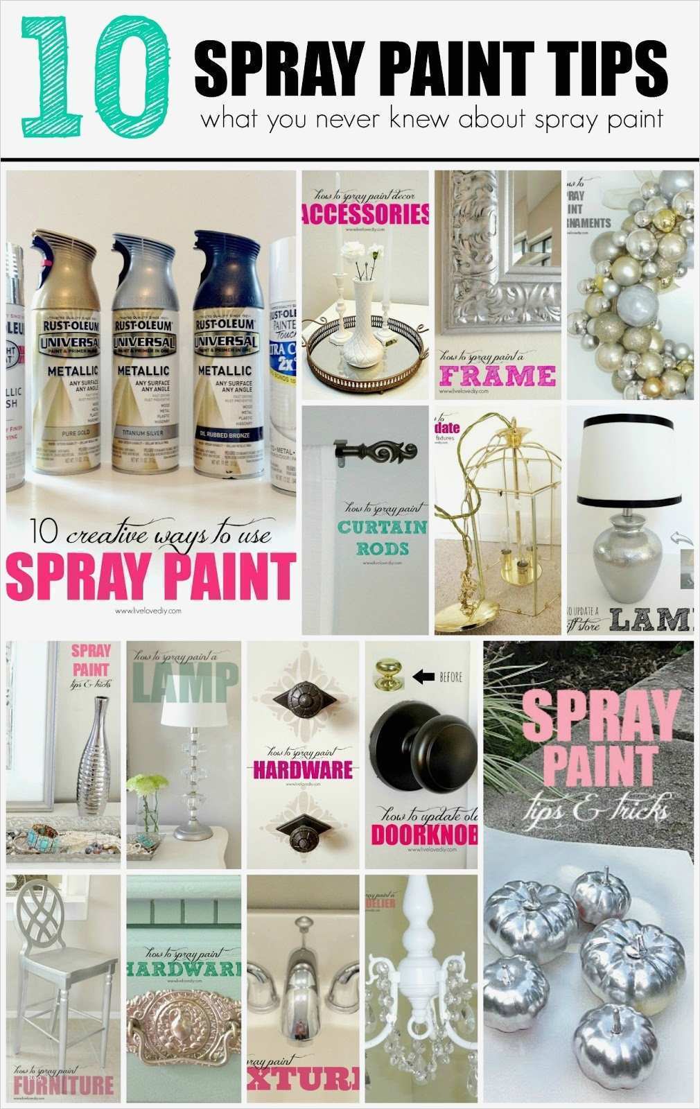 Spray Vorlagen Angenehm Livelovediy 10 Spray Paint Tips What You Never Knew