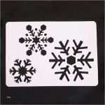 Spray Vorlagen Beste 6 Pcs Christmas Spray Snow Template Window