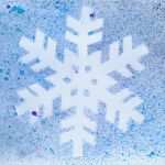 Spritztechnik Vorlagen Hübsch Kinder Malen Und Basteln Schneeflocke Mit Wasserfarben Malen