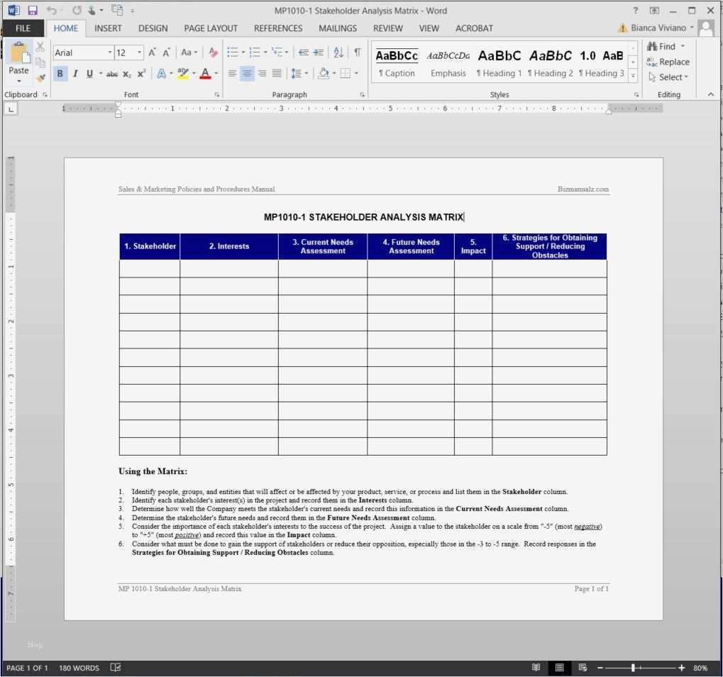 Stakeholder Map Vorlage Neu Großartig Stakeholder Profil Vorlage Galerie Entry Level