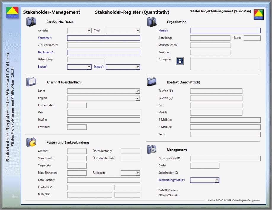 Stakeholderanalyse Vorlage Gratis Neu Schön Stakeholder Liste Vorlage Ideen