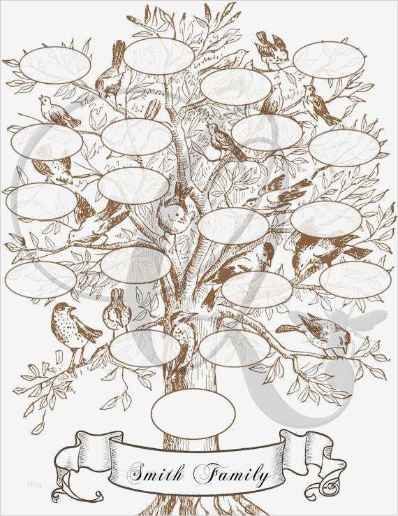 Stammbaum Vorlage Digital Download druckbare Genealogie