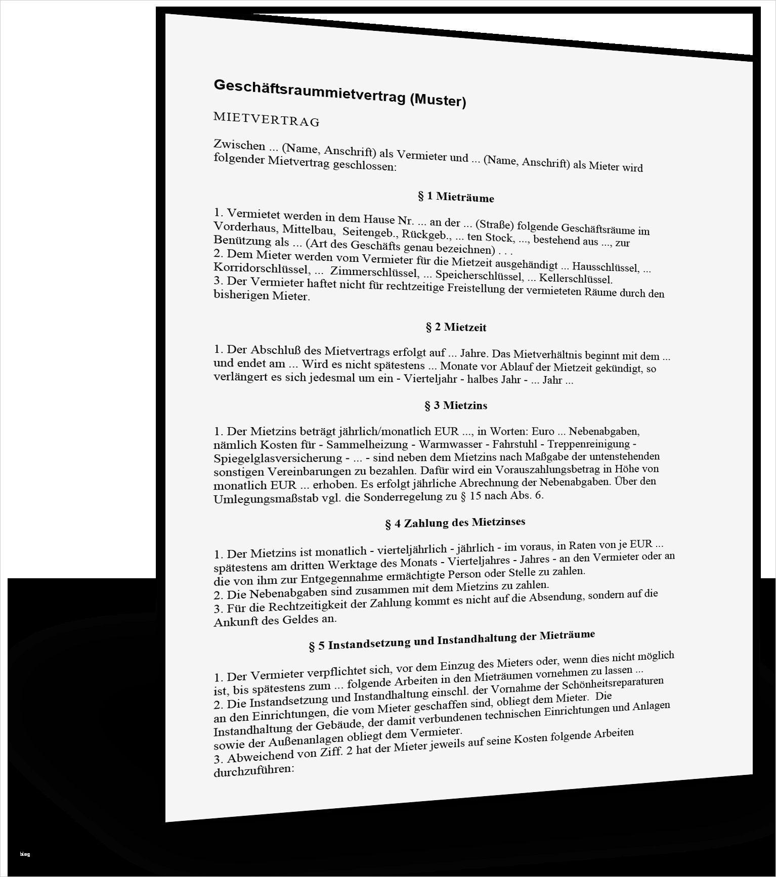 Standard Mietvertrag Vorlage Luxus Charmant Geschäft Mietvertrag Vorlage Zeitgenössisch
