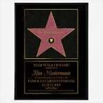Star Of Fame Vorlage Schönste Star Of Fame Personalisiertes Wandbild