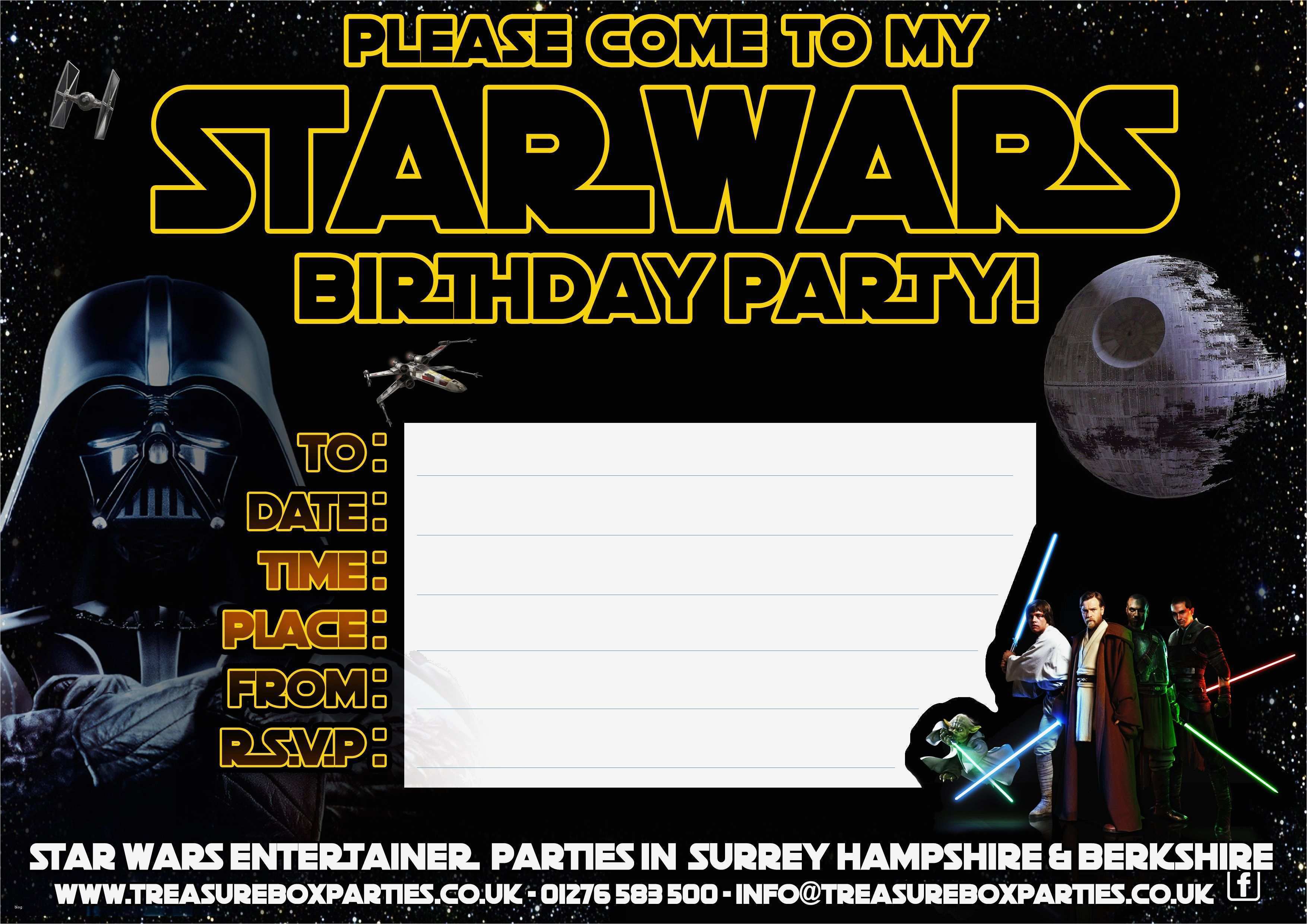 Star Wars Einladungskarten Vorlagen Inspiration Einladungskarten Star Wars Zum Ausdrucken