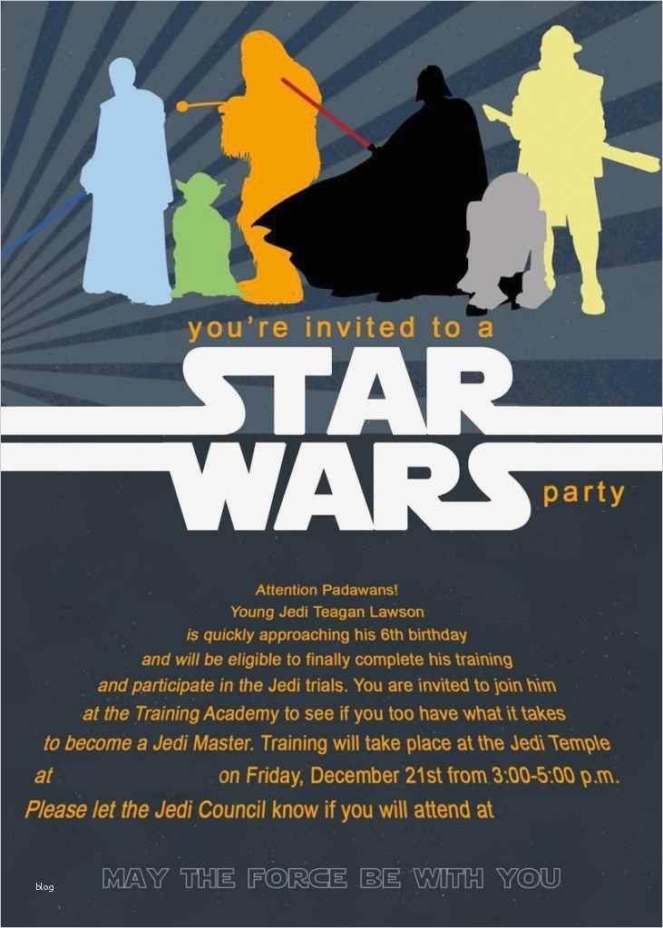 Star Wars Einladungskarten Vorlagen Süß Star Wars Einladung Drucken Einladungskarten Einschulung
