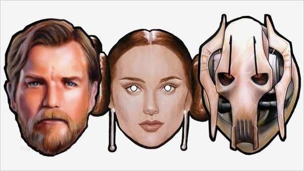 Star Wars Masken Basteln Vorlagen Erstaunlich Star Wars Masken Kostenlos Ausdrucken