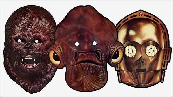Star Wars Masken Basteln Vorlagen Inspiration Star Wars Masken Kostenlos Ausdrucken