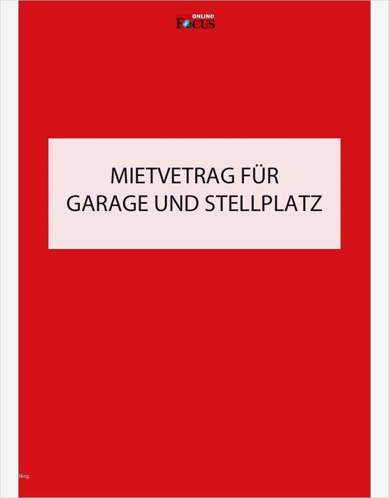 Stellplatz Mietvertrag Vorlage Erstaunlich Mietvertrag Für Garage Und Stellplatz Focus Line Pdf Shop