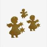 Stern Vorlage Groß Luxus Edelrost Christbaumschmuck Engel Mit Stern 4 Groß 18 Cm Hoch