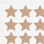 Stern Vorlage Groß Süß Kukuwaja Blanko Aufkleber Stern Konturenschnitt