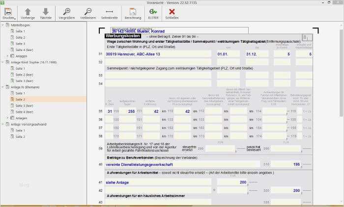 Steuererklärung 2016 Vorlage Beste Wiso Steuer Sparbuch 2016