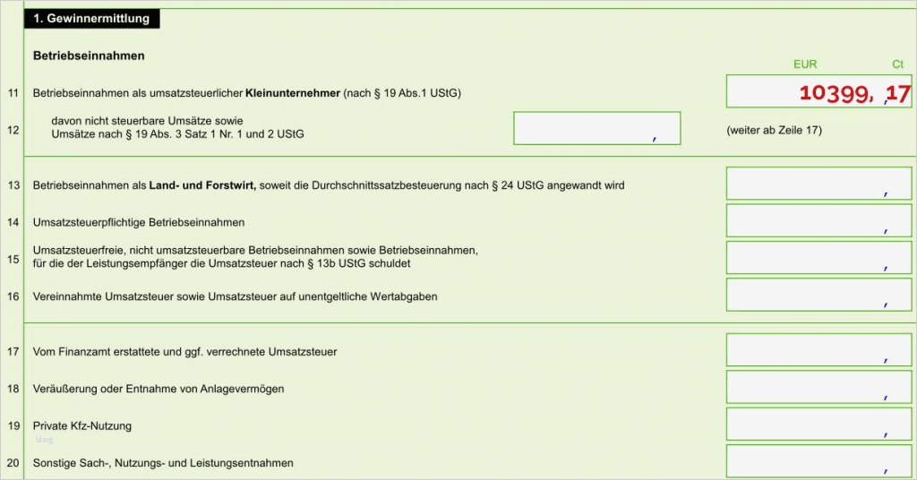 Steuererklärung 2016 Vorlage Einzigartig Steuererklärung Für Kleinunternehmer