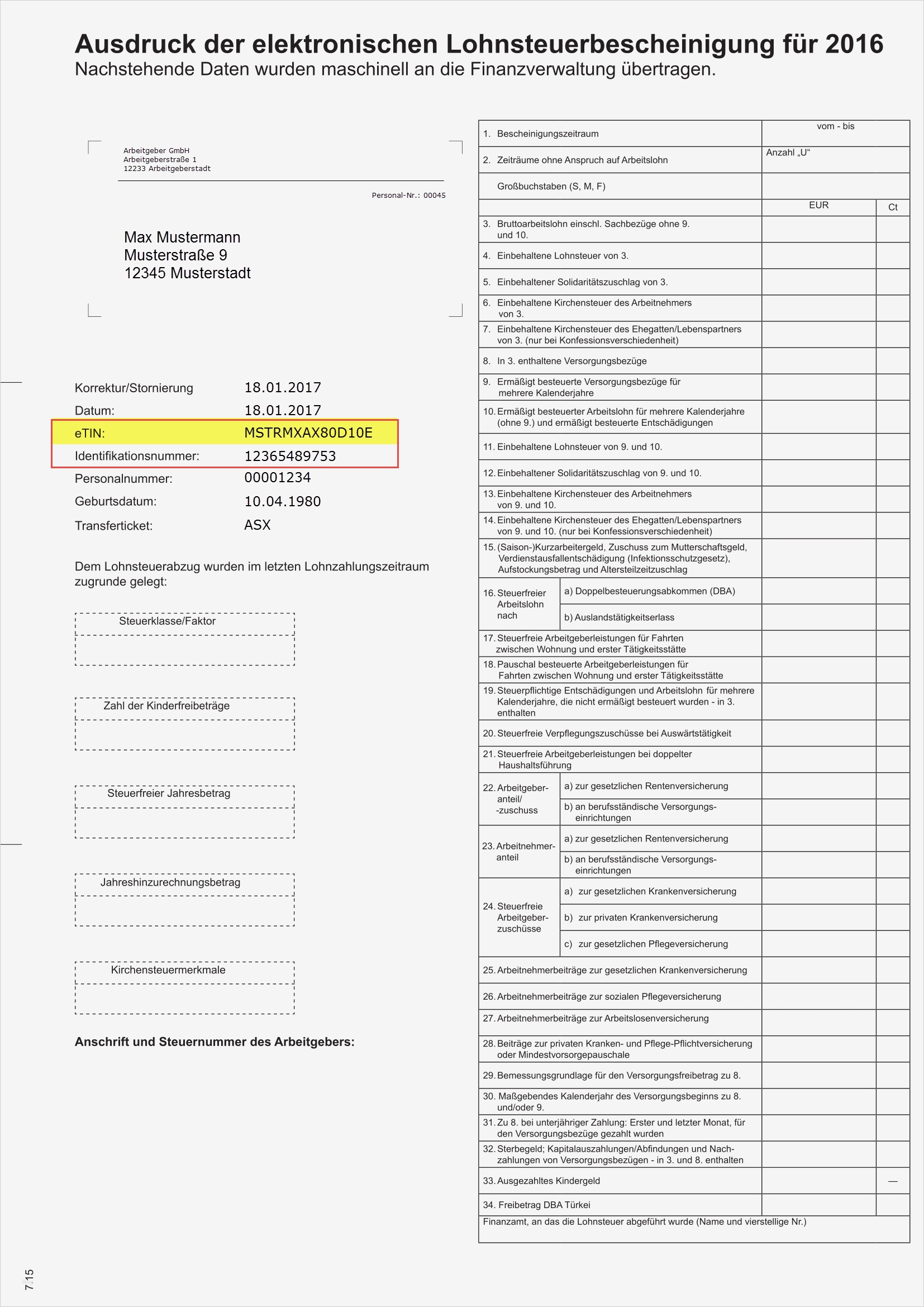 Steuererklärung 2016 Vorlage Erstaunlich Steuererklärung 2016