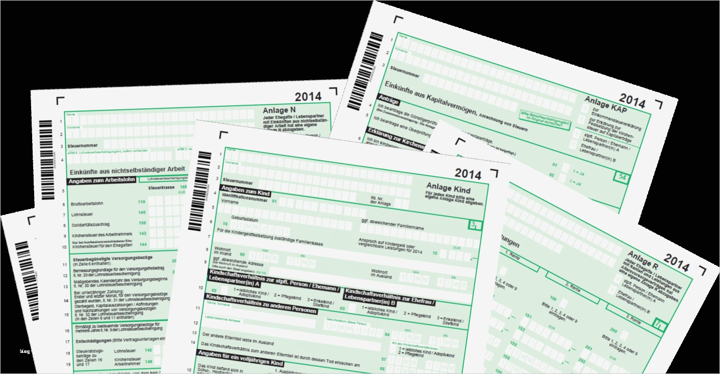 Steuererklärung 2016 Vorlage Süß formulare Für Steuererklärung 2014