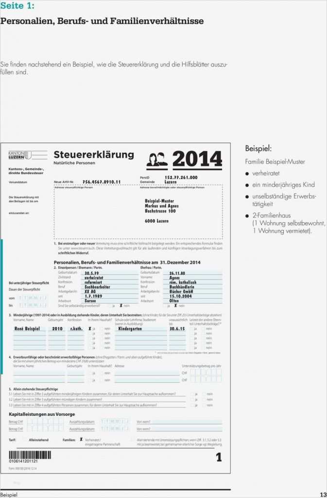 40 Neu Steuererklärung Vorlage Modelle 1 Steuererklärung Vorlage Angenehm Wegleitung Zur Steuererklärung Steuern Natürliche