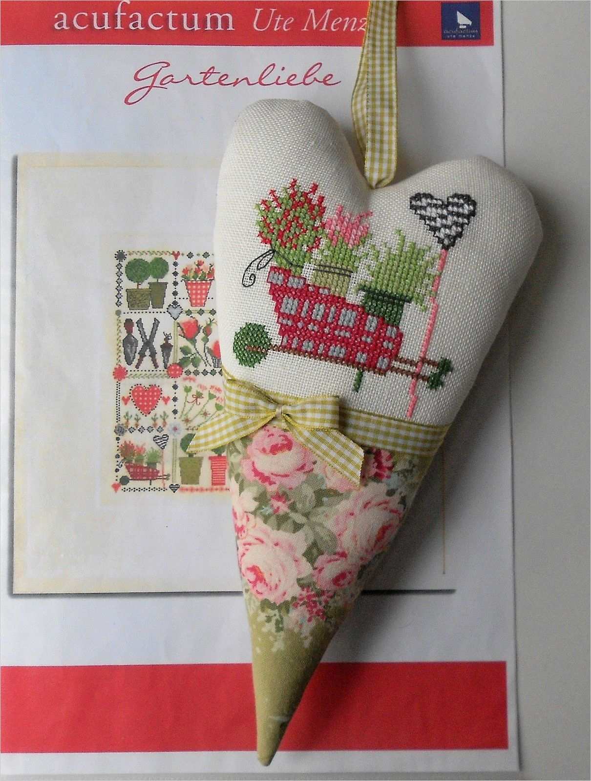Stickbilder Kindergarten Vorlagen Süß Acufactum Herz Stickbild Nach Der Vorlage "gartenliebe