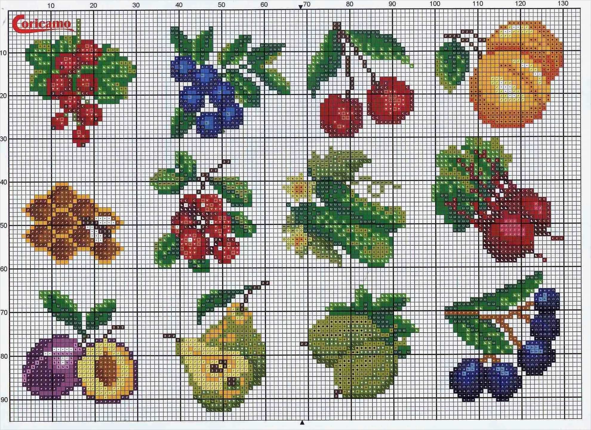 Stickbilder Kreuzstich Vorlagen Cool Pin Von Beate Menze Auf Früchte Sticken