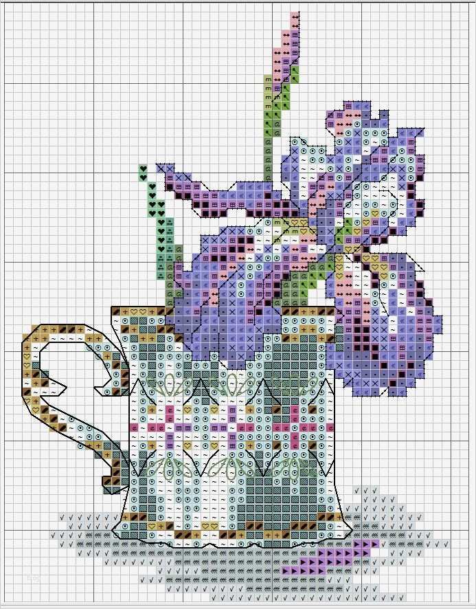 Stickbilder Kreuzstich Vorlagen Erstaunlich 1225 Besten Kreuzstich Blumen Bilder Auf Pinterest