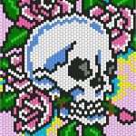 Stickbilder Vorlagen Cool Calabera Perlen Pinterest