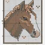 Stickbilder Vorlagen Cool Horse Head Arts & Crafts Cross Stitch