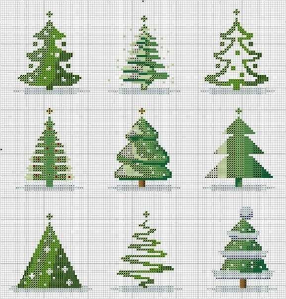 52 Fabelhaft Stickbilder Vorlagen Bilder 2 Christmastrees Kreuzstich Pinterest
