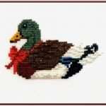 Sticken Für Kinder Vorlagen Schönste Ente Mit Schleife Kreuzstich Stickvorlage Zum Sticken