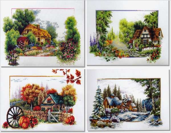 Sticken Vorlagen Schönste Kreuzstichpackung