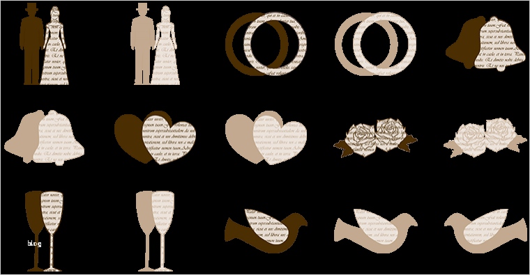 Sticker Vorlagen Hübsch Fun Sticker Scrapbook Hochzeit