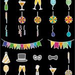 Sticker Vorlagen Schönste Fun Sticker Silvester &amp; Party